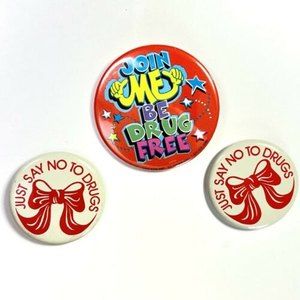 Lot of 3 Say No to Drugs Pins